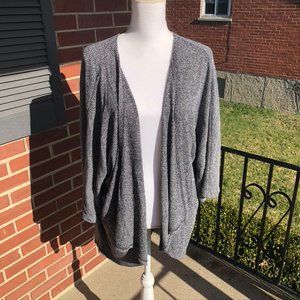 LULAROE lindsay cover up cardigan grey size large
